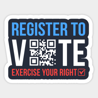 Register to Vote Sticker